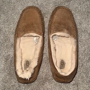 UGG Tan Cozy Slippers with Plush Lining